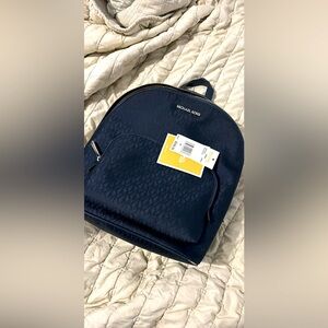 Michael Kors Navy Blue Backpack
